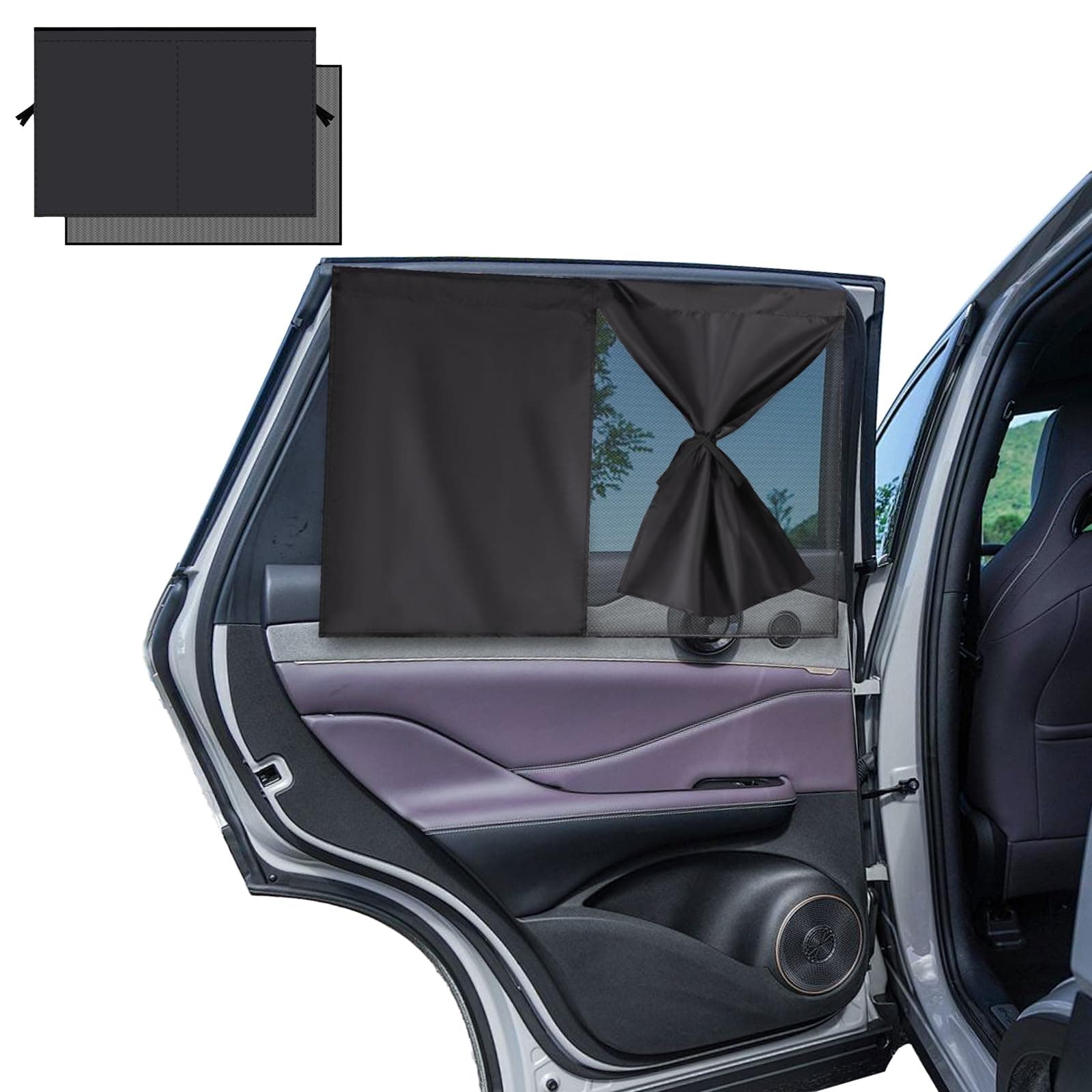 🚗🌞 2 Stück Sonnenschutz Auto Baby - Sonnenblende Kinder - UV Schutz - Privatsphäre - Tolles Geschenk! 🎁