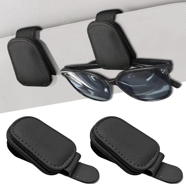 Multifunktionaler Sonnenbrillenhalter für Auto-Sonnenblende 🕶️🚗