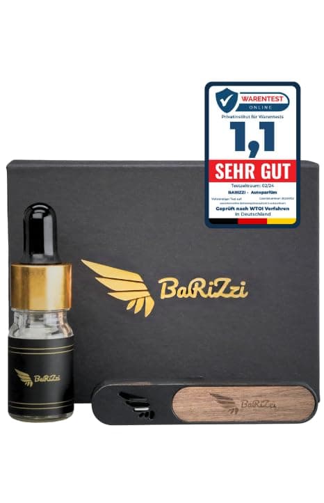 BaRiZzi Autoparfüm I Neuwagenduft I Auto Lufterfrischer I Car Diffuser I Car Perfume (Hot Love, Schwarz) Hot Love (Schwarz) - Angebot!