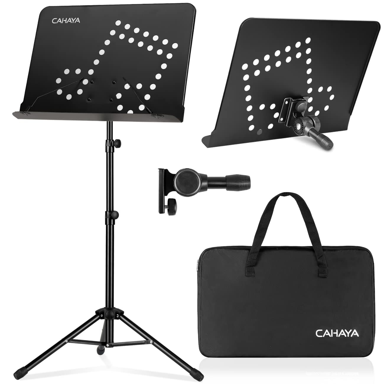 🎶 CAHAYA 2 in 1 Dual-Use Notenständer & Tischständer 🎵