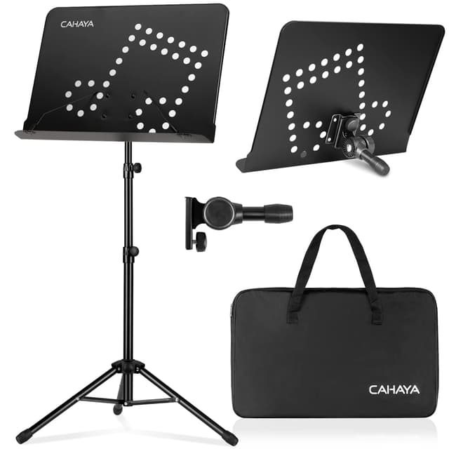 🎶 CAHAYA 2 in 1 Dual-Use Notenständer & Tischständer 🎵