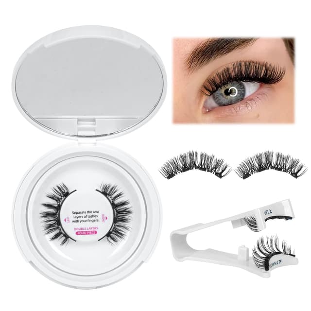 Magnetische Wimpern Charm - Natürlicher Look mit 4 Magnetpunkten! ✨