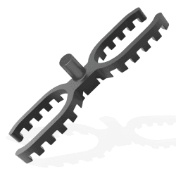 🌟 Mega-Deal: Terrassen-Abstandhalter 100 Stück - 7 mm - offen geriffelt 🌟