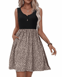 👗 Tanmolo Kleid Damen Sommer Knielang Freizeitkleider 🐆