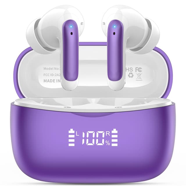 🎧 Bluetooth Kopfhörer - Kabellos HiFi Stereo Kopfhörer mit ENC Noise Cancelling Mic