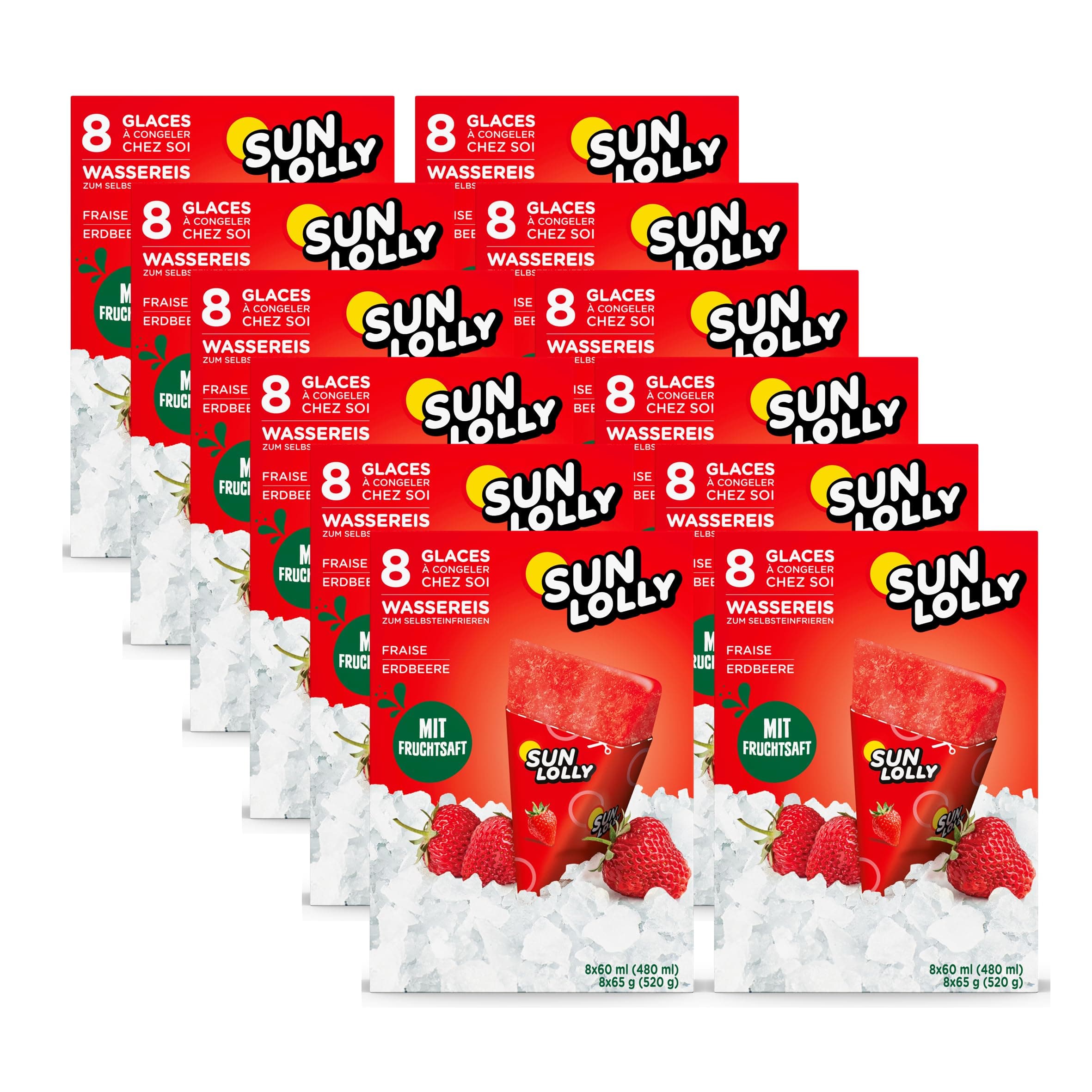 Angebot: Sun Lolly Wassereis Erdbeere 12er Vorratspack 🍓🍦
