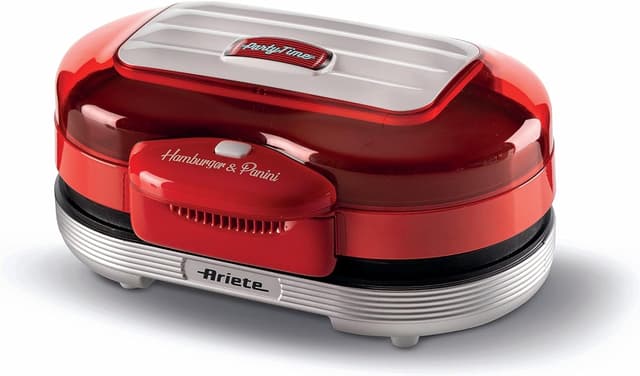 🍔🎉 Ariete Hamburger Maker Party Time 205 - Elektrischer Grill