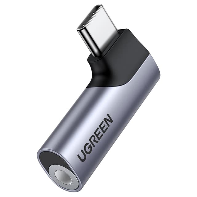 UGREEN USB C auf 3,5mm Klinke 90 Grad Winkel Adapter auf Klinke 🎧