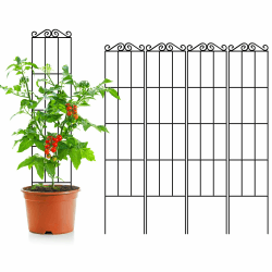 🌿🌺 Metall-Gartenspalier für Kletterpflanzen 147cm (4er-Pack) 🌿🌺