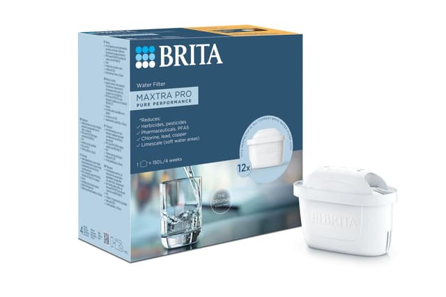 BRITA Wasserfilterkartusche MAXTRA PRO Pure Performance (All-in-1) 12er-Pack Jahrespack 🌊🚰🌿 - Original Ersatz-Wasserfilter für BRITA-Kannen