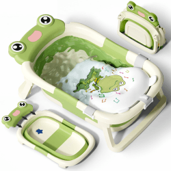COOSEYA Faltbare Babybadewanne für 0-18 Monate 🛁🐸