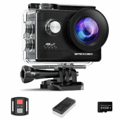 Apexcam M80Air Action Cam 4K60FPS 64MP WiFi Sportskamera 📷🌊 Angebot bei HelloDeals