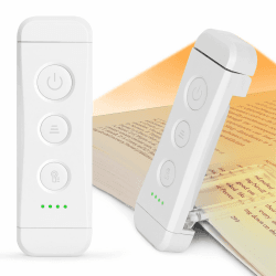 Glocusent Leselampe Buch Klemme mit 5 Helligkeitsstufen & 3 Farbtemperaturen Angebot bei HelloDeals