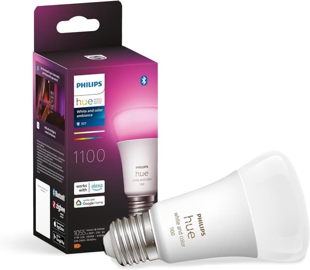 Philips Hue White & Color Ambiance E27 LED Lampe 🌈🏠