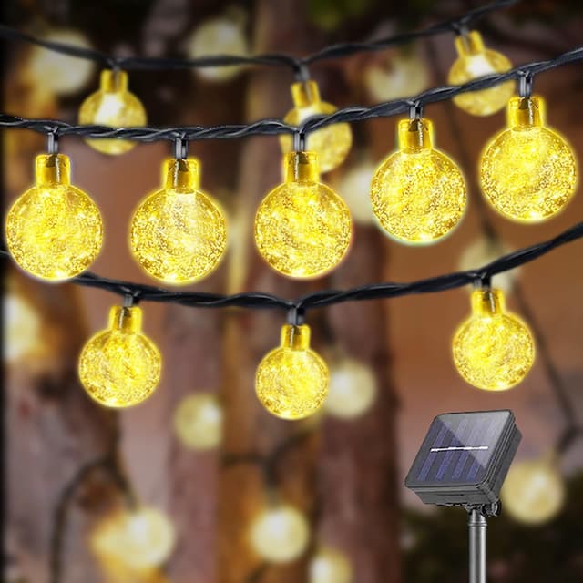 🌟 LQWELL® Solar Lichterkette Aussen 10M 40LED 8 Modi - Deal des Tages! 🌟