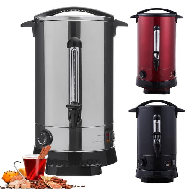 🔥🍷 Arebos Glühweinkocher 1650 W | Heißgetränkespender | 20 L | Silber 🍵