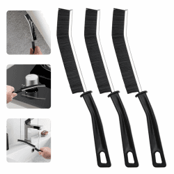 🧹 3 Stück Hartborsten Eckenreinigungsbürste für Küche und Bad 🚿
