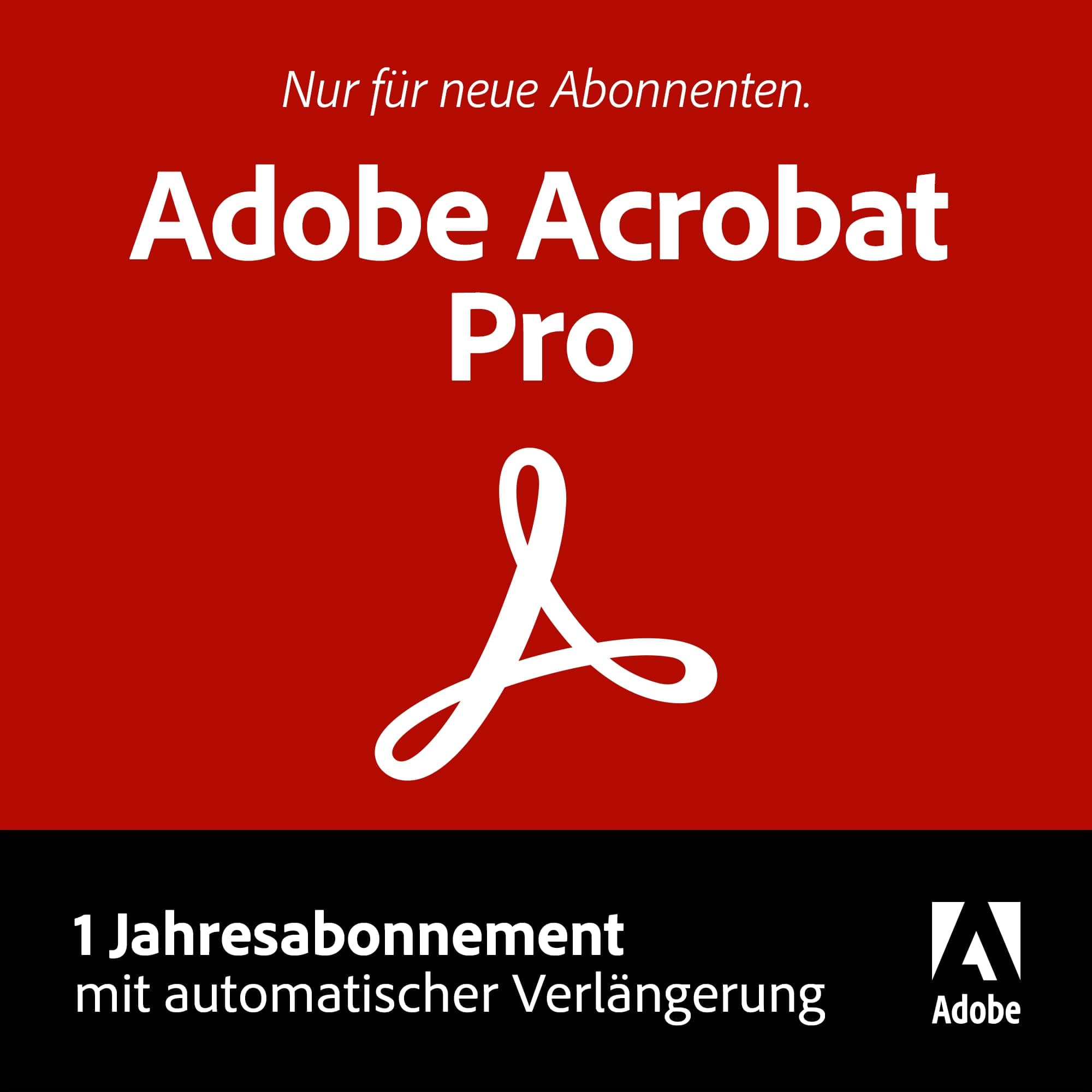 Angebot: Adobe Acrobat Pro | PDF's erstellen, bearbeiten, signieren und teilen 🌟