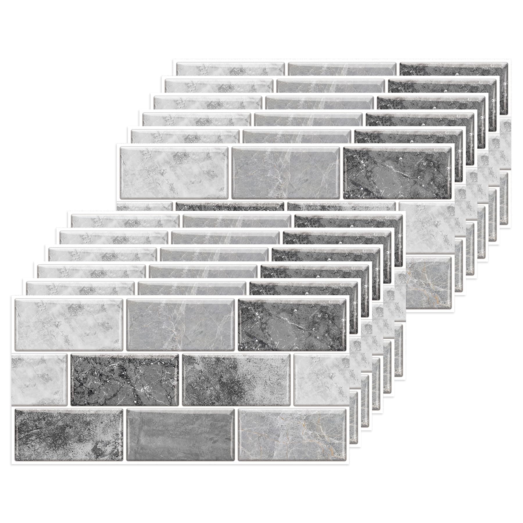 🏡 Küchen Fliesenaufkleber: Mosaik Fliesenaufkleber Set für Badezimmer und Küche 🛁