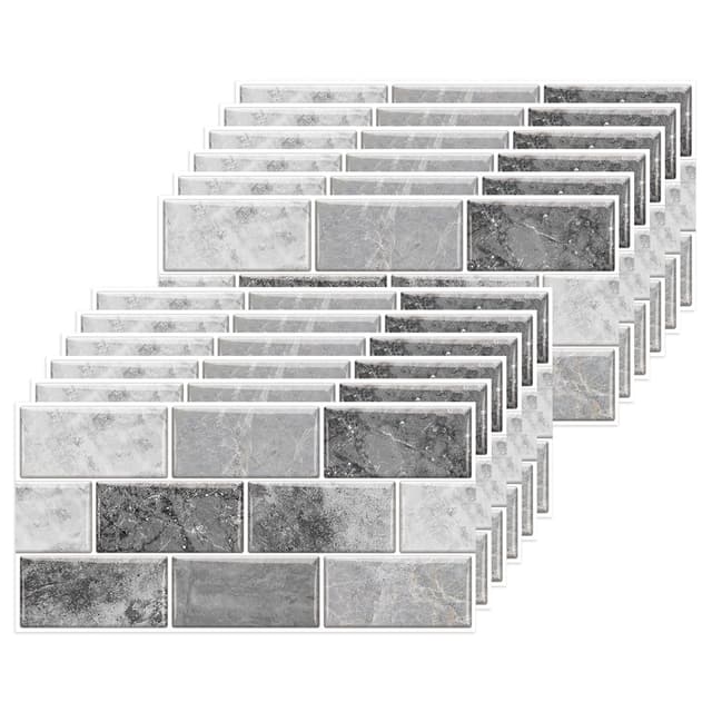 🏡 Küchen Fliesenaufkleber: Mosaik Fliesenaufkleber Set für Badezimmer und Küche 🛁