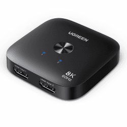 🔥 UGREEN HDMI Switch 8K60Hz 2 In 1 Out HDMI 2.1 Switcher 4K240Hz/4K120Hz Umschalter 🎮📺