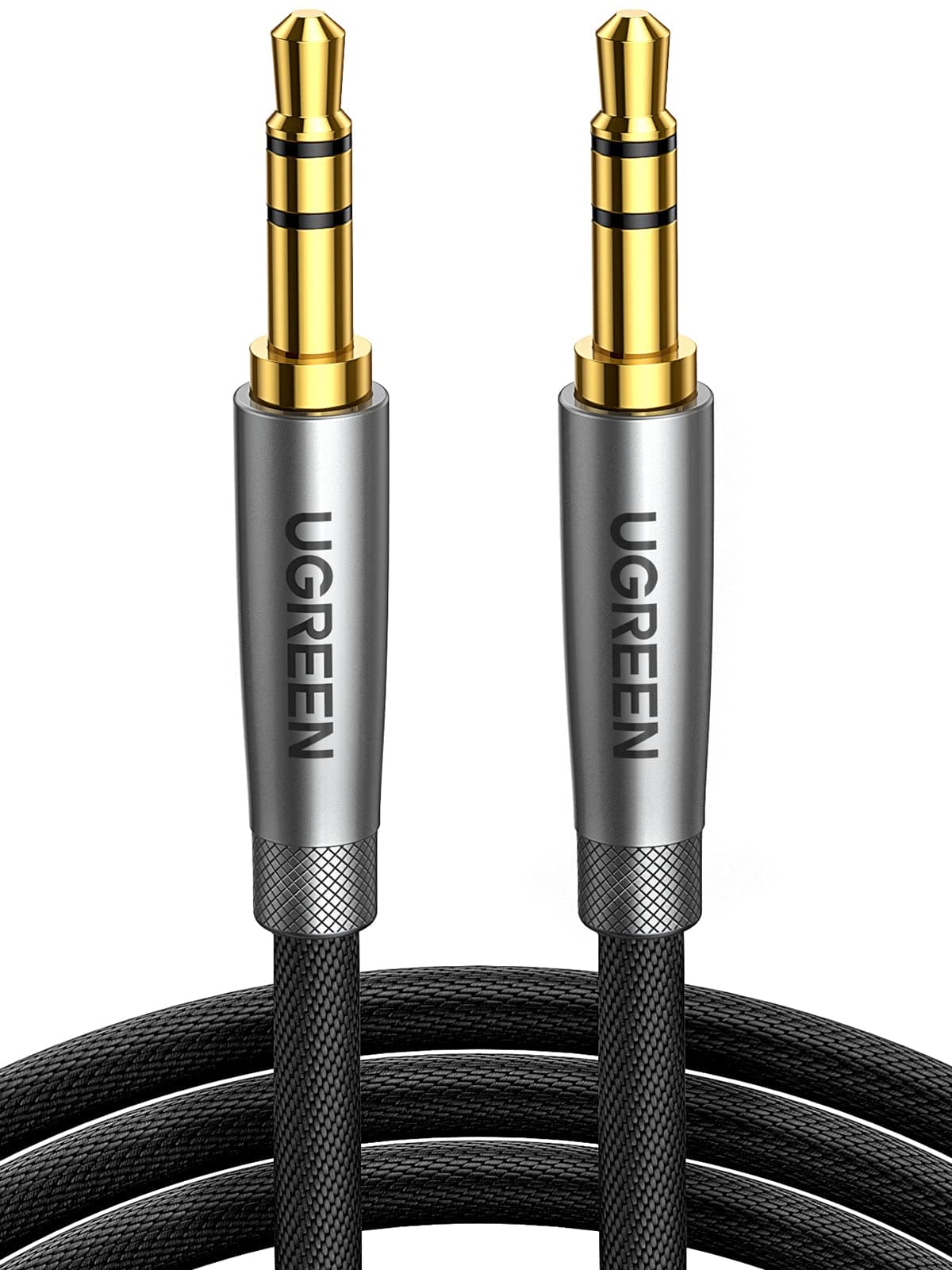 UGREEN 3,5mm Klinken-Kabel für Galaxy, Redme, iPhone, iPad, PC, Tablets, MP3 Player uvm.