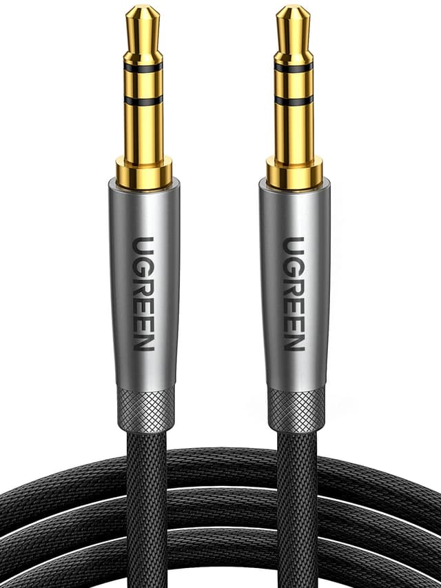 UGREEN 3,5mm Klinken-Kabel für Galaxy, Redme, iPhone, iPad, PC, Tablets, MP3 Player uvm.