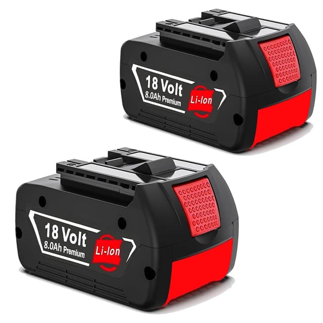 🔋 2X 8.0Ah/8000mAh Ersatzakku für Bosch 18V AKKU BAT618 BAT618G BAT609 BAT609G BAT619 BAT619G BAT610G BAT610 BAT612 BAT622 Ersatzteile