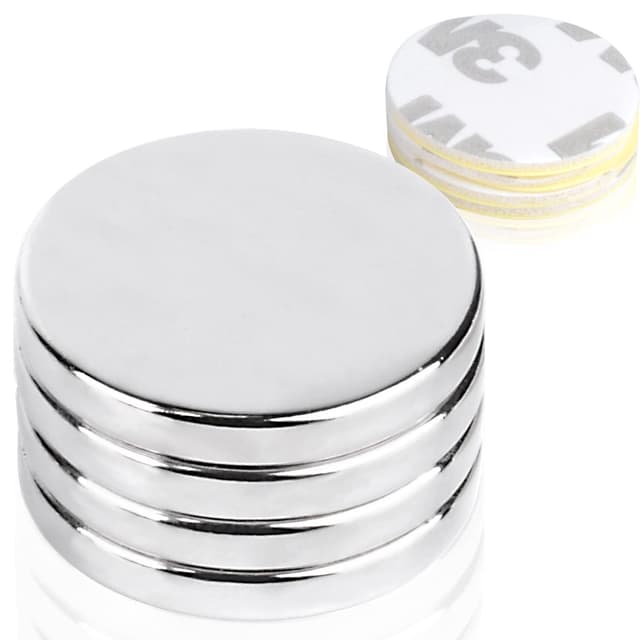 🧲🔥 MIN CI 20x3mm Neodym Magnete Extra Stark, 4 Stück