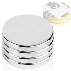 🧲🔥 MIN CI 20x3mm Neodym Magnete Extra Stark, 4 Stück