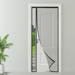 ESMAYULO Fliegengitter Tür Seitliche Öffnung 100x220 cm 🦟🚪