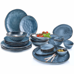 🍽️ SÄNGER | Tafelservice 23 Darwin tlg | PREMIUM COLLECTION | Handmade Blau
