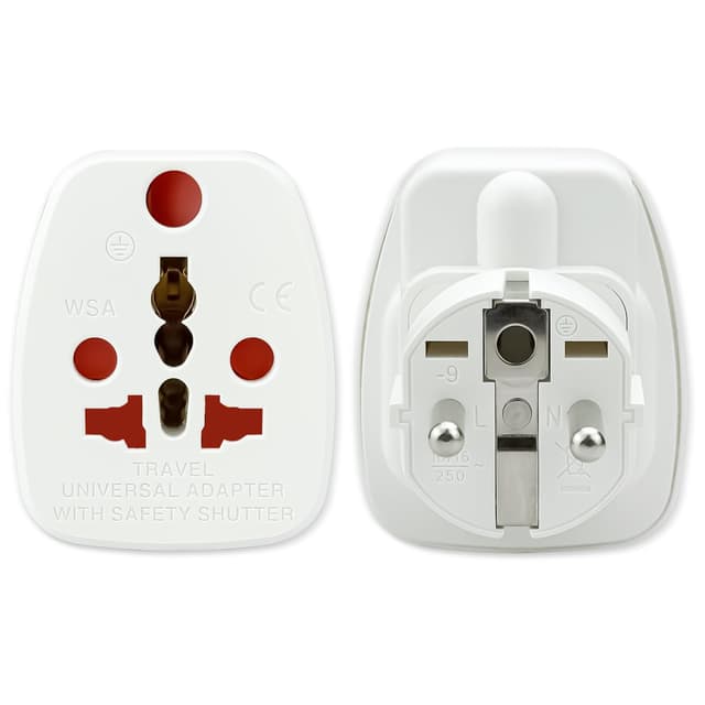 🔌🌍 2 Stück Universal Adapter UK auf EU, USA Deutschland Stecker | Stecker adapters