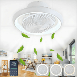 AJZXQM LED Deckenventilator mit Beleuchtung - Leise und Effizient! 🌬️💡