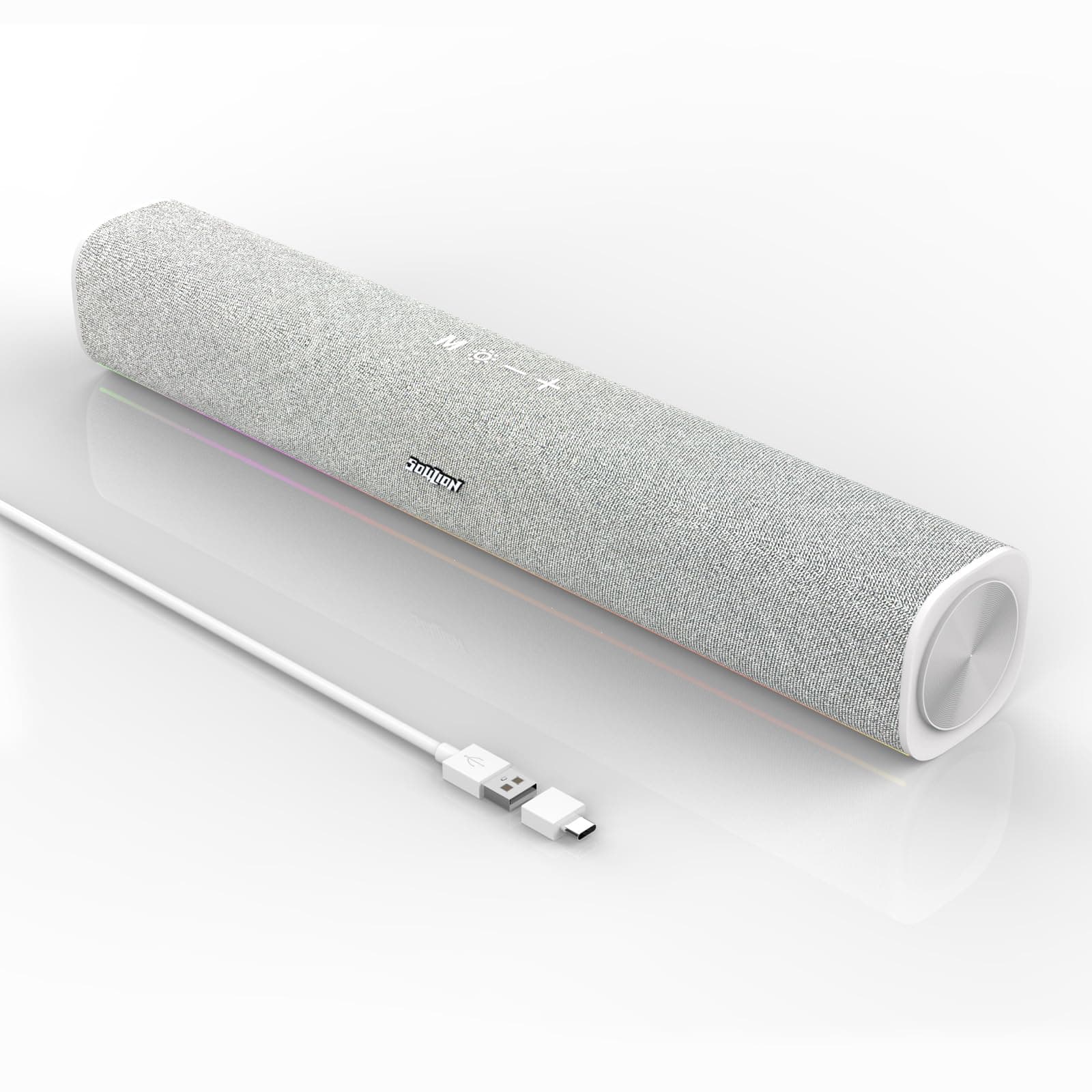 SOULION R100 PC-Lautsprecher mit dynamischer Beleuchtungsleiste 🎶🔮