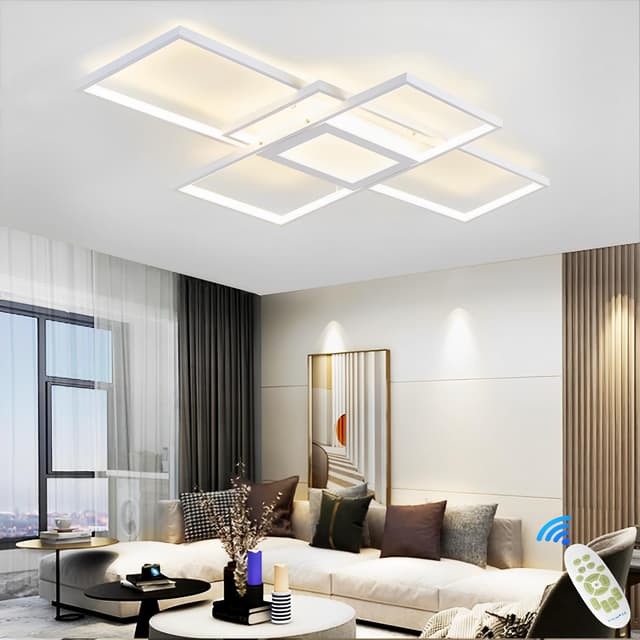 Qiaomao Moderne LED Deckenlampe mit Fernbedienung 🌟