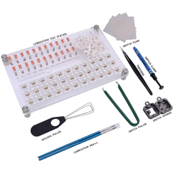 🔧🎮 33 Schalter Schmierstation mit Schalter Abzieher Key Puller Schalter Film Schalter Öffner für mechanische Tastatur Cherry Mx Gateron Schalter Lube Station B
