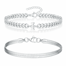 ZENGSING Herren Armband Set mit Buchstaben 🎁