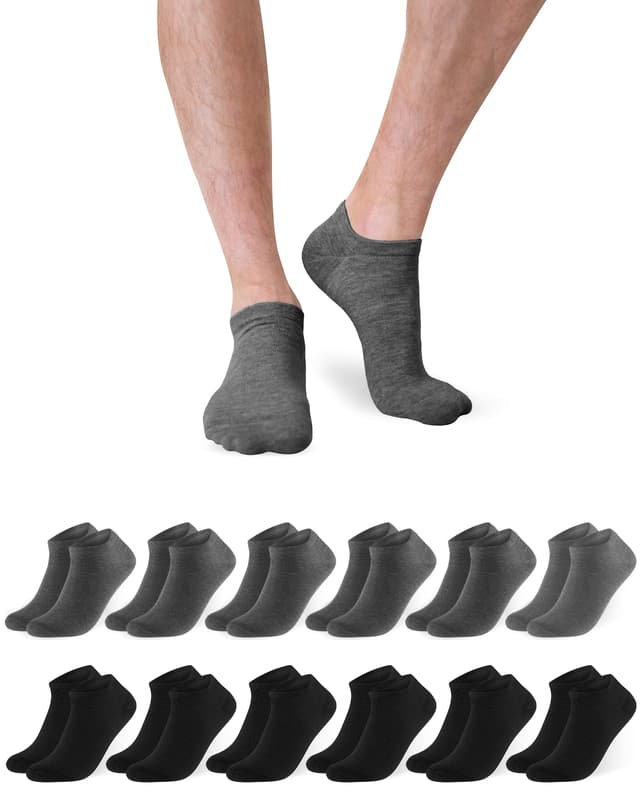 🧦 Libella Sneaker Socken Damen & Herren 12 Paar Baumwolle Kurze Socken