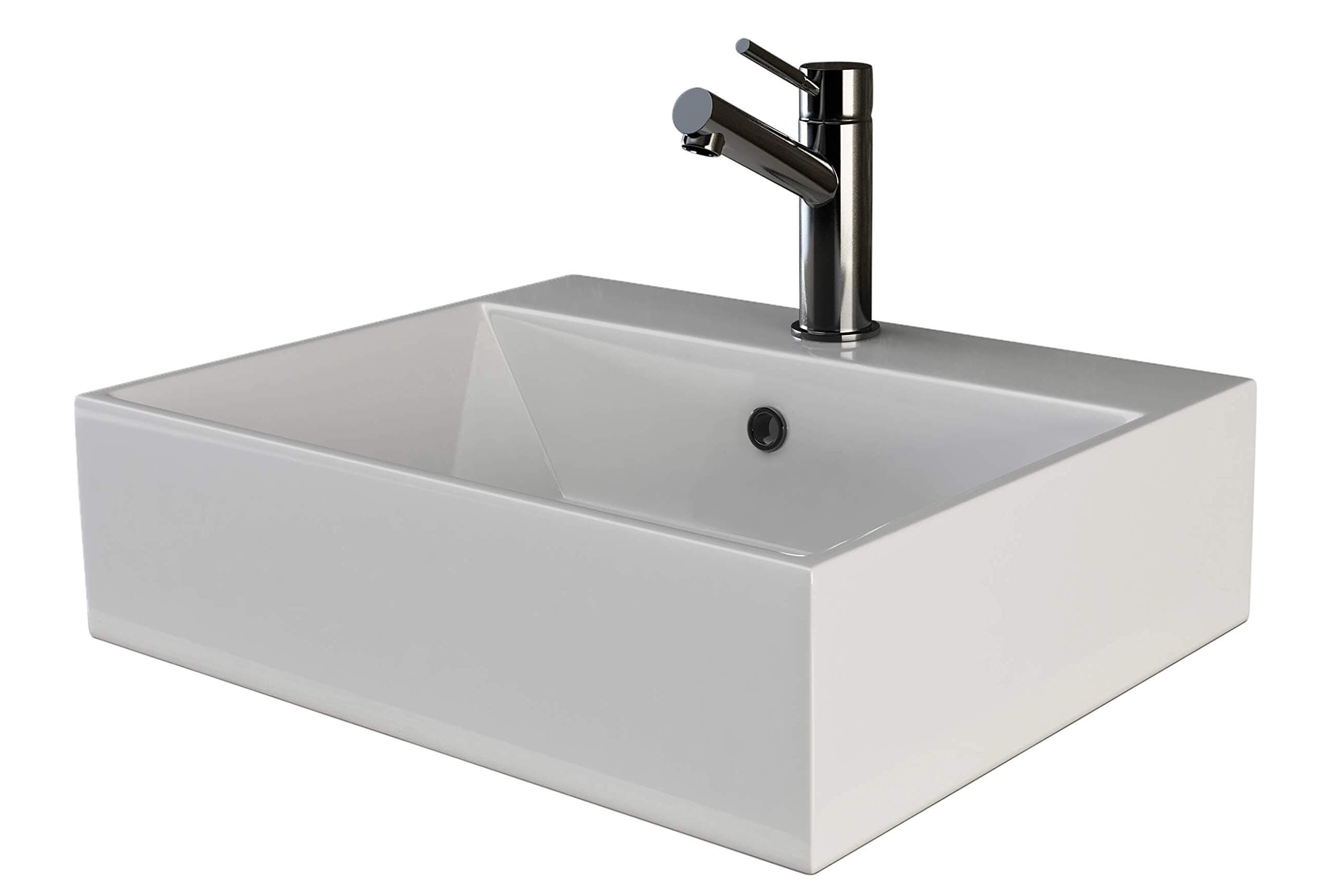 🌟 Super Deal! VILSTEIN Keramik Waschbecken Hängewaschbecken Aufsatzwaschbecken