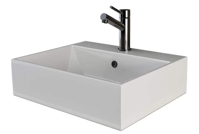 🌟 Super Deal! VILSTEIN Keramik Waschbecken Hängewaschbecken Aufsatzwaschbecken