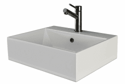 🌟 Super Deal! VILSTEIN Keramik Waschbecken Hängewaschbecken Aufsatzwaschbecken