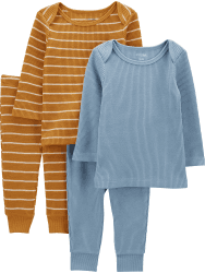 👶🌟 Super Angebot! Simple Joys by Carter's Baby-Jungen Pullover (2er Pack) 0 Monate Gold/Blau