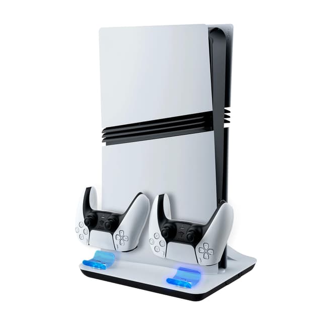 🎮🔥 Mcbazel Kühl-Ladestation für PS5/PS5 Pro - Weiß