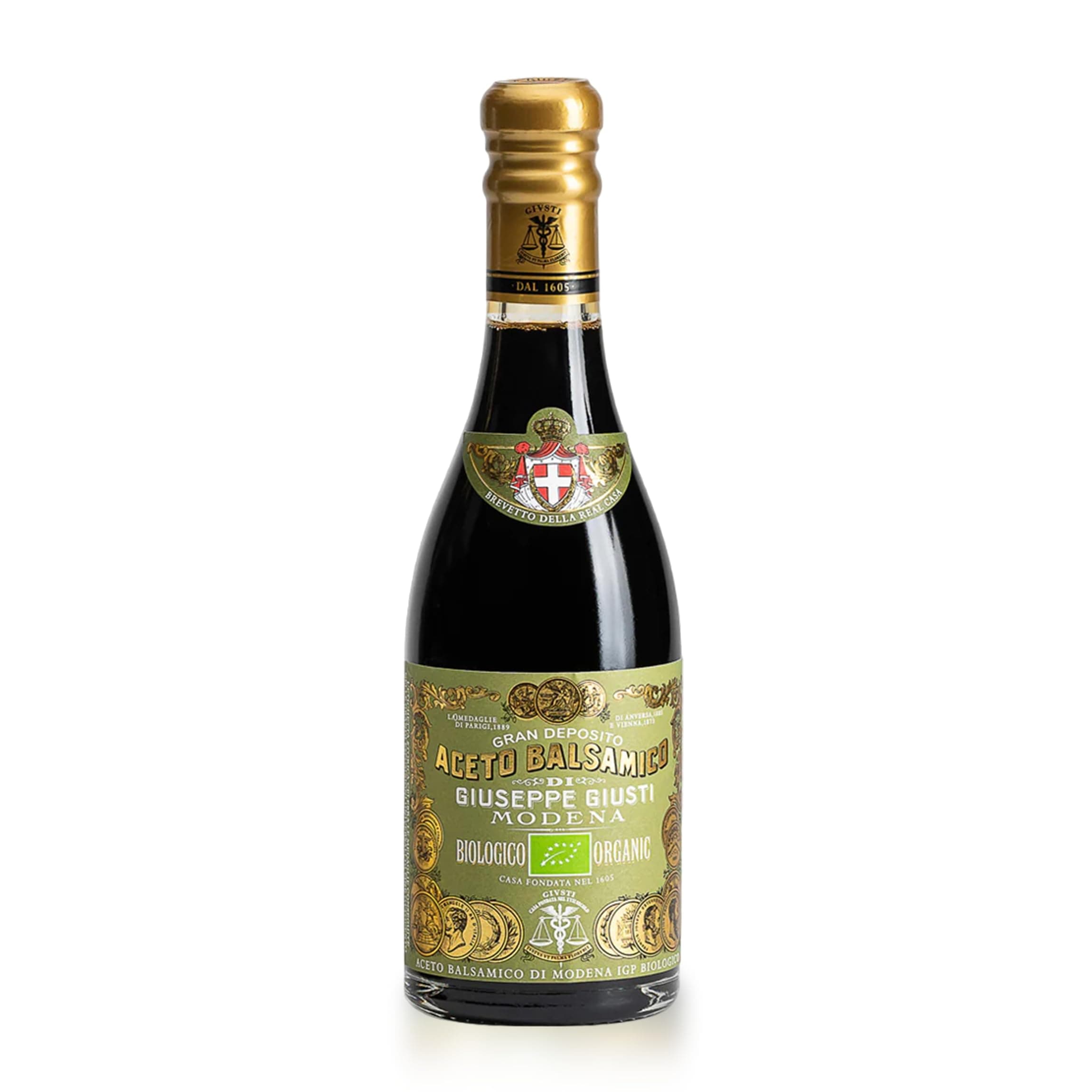 Angebot: Giusti - Biologischer IGP-Balsamico-Essig aus Modena 3 Goldmedaillen - 250ml Champagnotta 🍇🌿