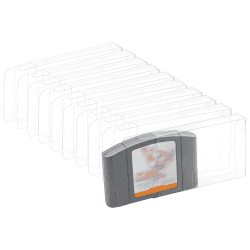 🎮 Mcbazel LOT 10 Klarsichthüllen-Schutzhülle für N64-Spielkassette (10er-Satz) 🛡️