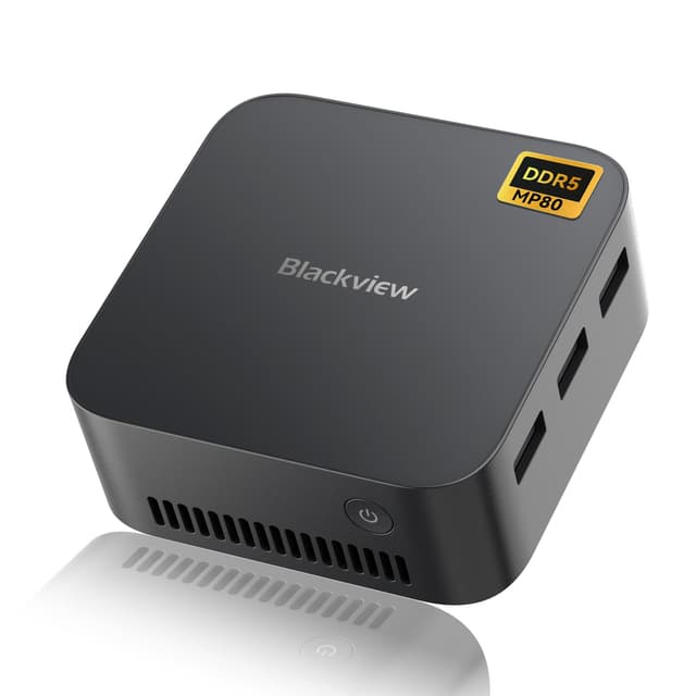 Blackview MP80 Mini PC W-11 Pro | Intel 12.Gen N95 | 16GB DDR5 RAM 512GB M.2 SSD | 4k Triple HDMI | Business Heimkino MP80 Intel N95 / 16GB + 512GB