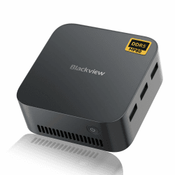 Blackview MP80 Mini PC W-11 Pro | Intel 12.Gen N95 | 16GB DDR5 RAM 512GB M.2 SSD | 4k Triple HDMI | Business Heimkino MP80 Intel N95 / 16GB + 512GB