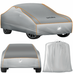 🚗🌧️ Tectake® Auto Abdeckplane | Hagelschutz Autoplane XL 533x178x120 cm