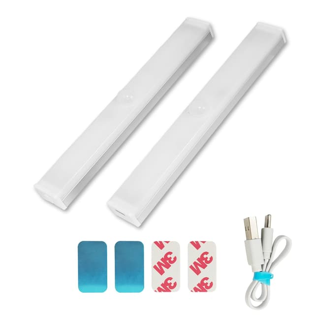 🌟 Tolles Angebot! LED Bewegungsmelder Schrankleuchten Set für Kleiderschrank und Küche 🌙